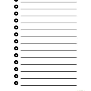Floral “To-Do List” Notepad