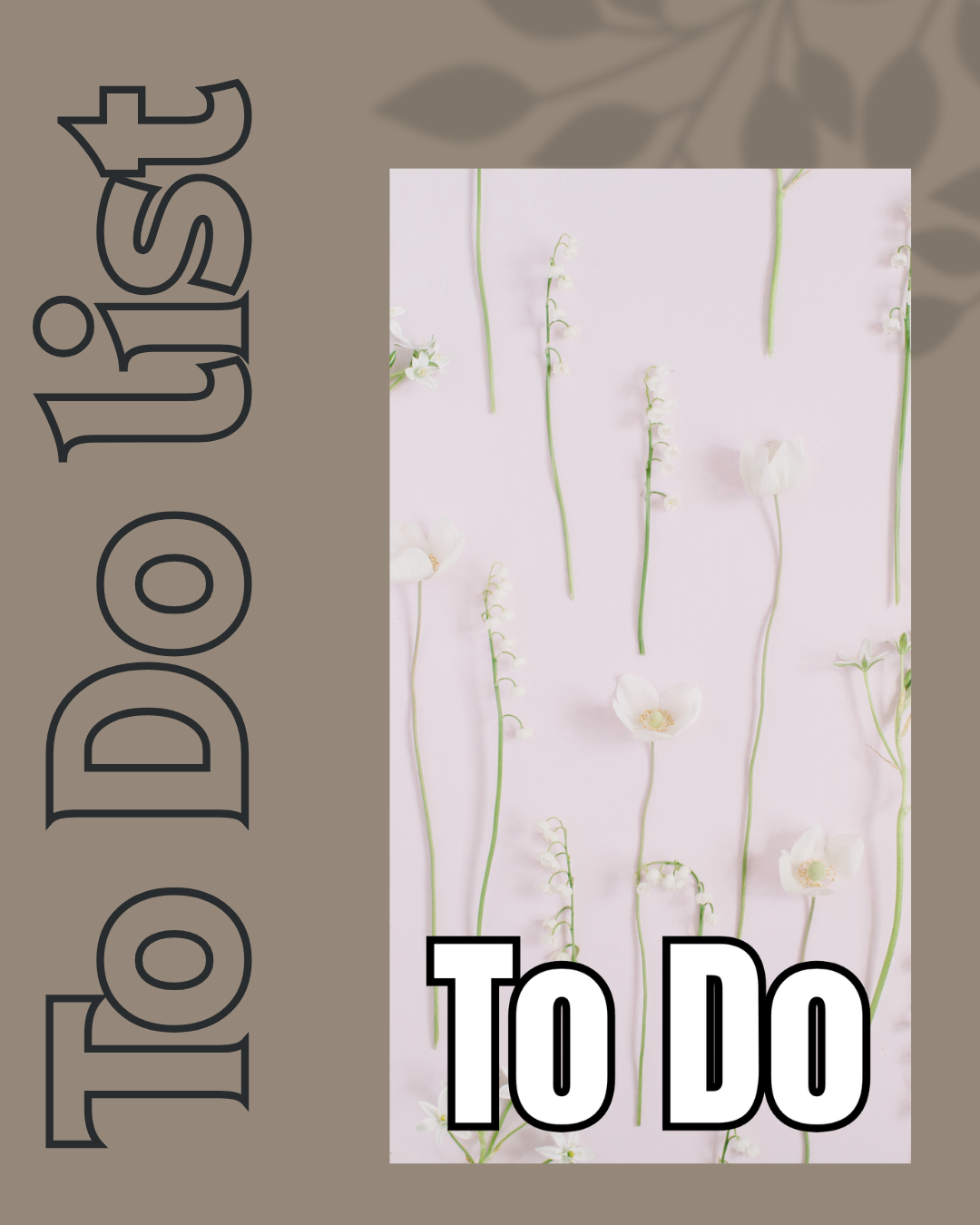 Blush Floral To Do Notepad